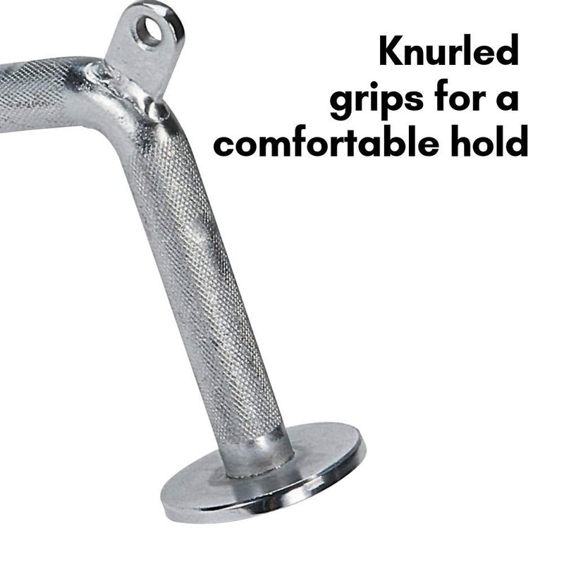 Body Solid Body-Solid Tools MB504 Triceps Pressdown Bar Attachment for Cable Machines, Triceps Pulldown - Image 2